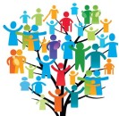 Logo des LVR-Aktionsplans Gemeinsam in Vielfalt