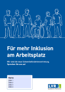 Plakat: "Für mehr Inklusion am Arbeitsplatz"