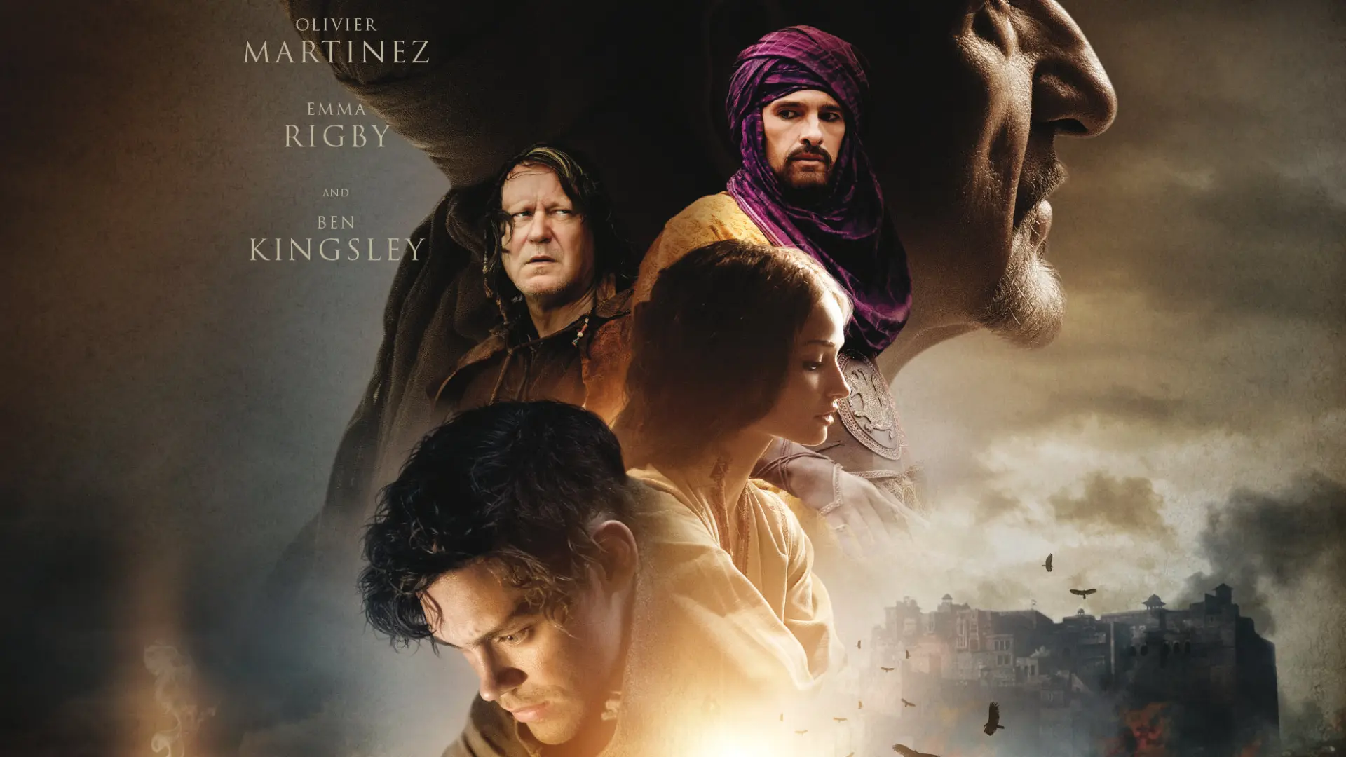 Filmplakat von der Medicus mit 5 Personen vor dunklem Hintergrund