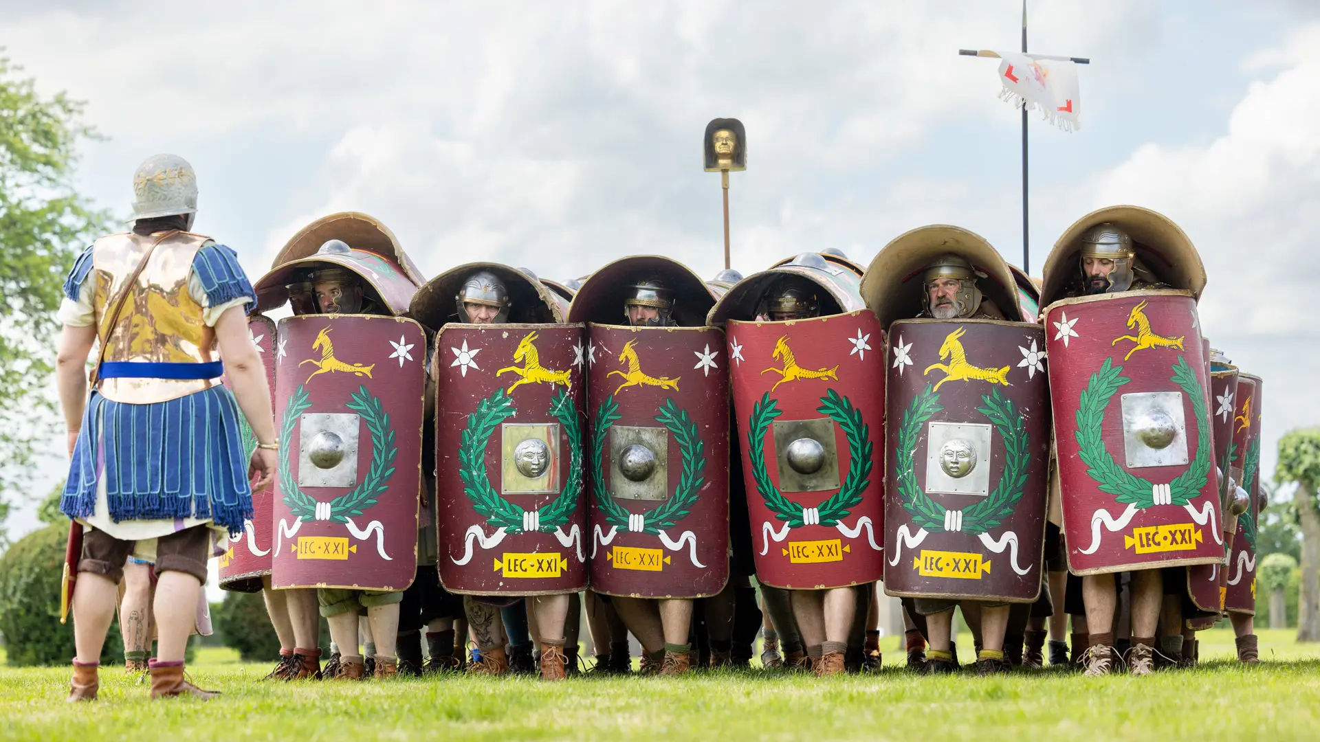 Die VI. Legion in Schildkrötenformation