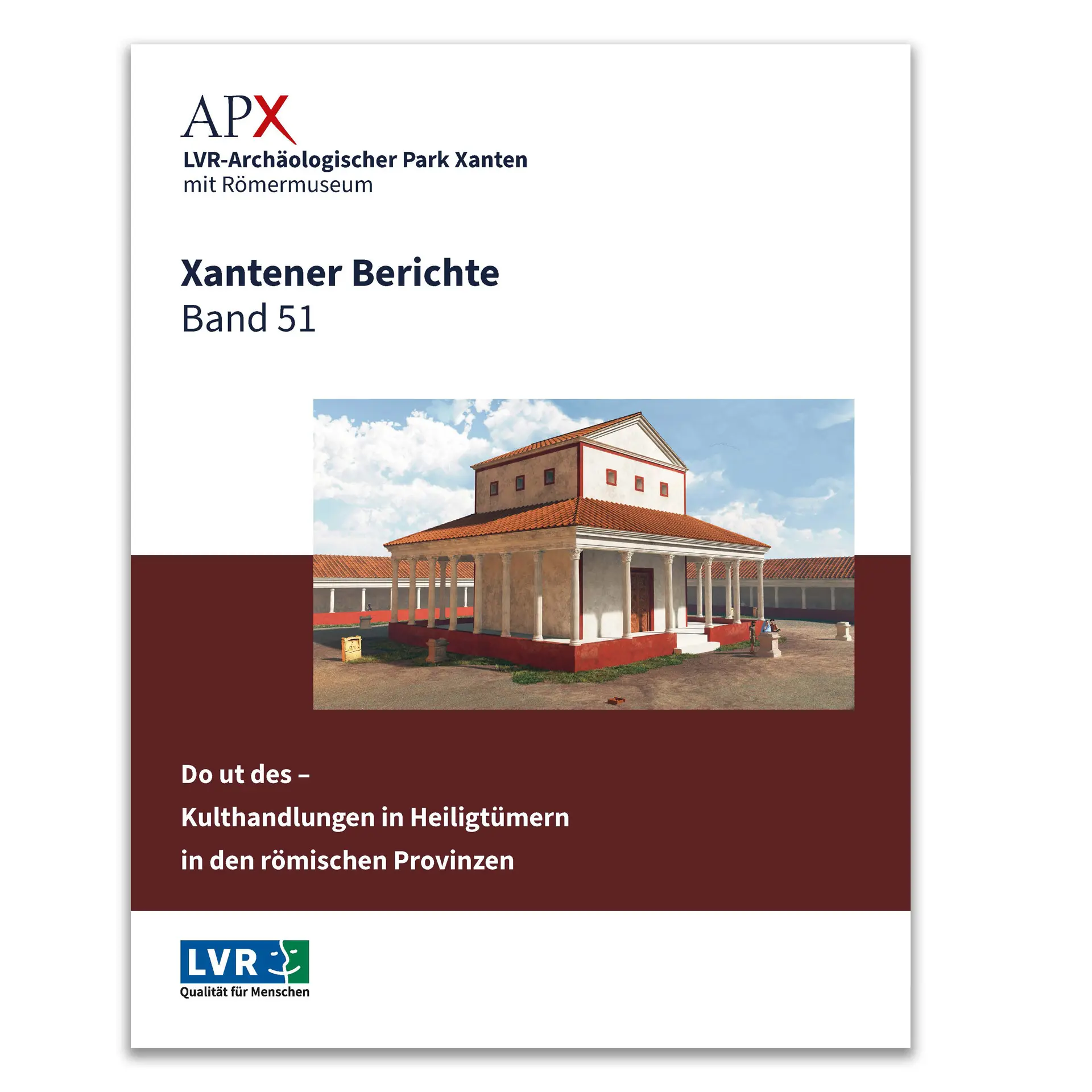 Einband des Xantener Berichts 54 Bestattungen