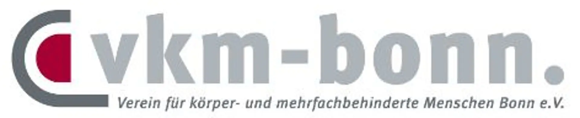 Das Logo des Vereins mit dem Schriftzug "vkm-bonn."