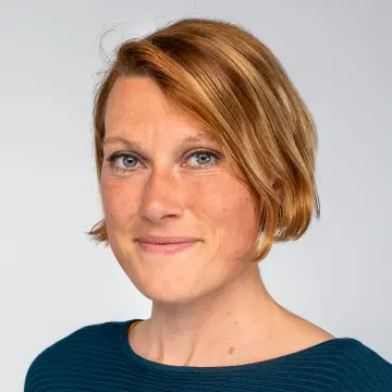 Portrait einer Mitarbeiterin.