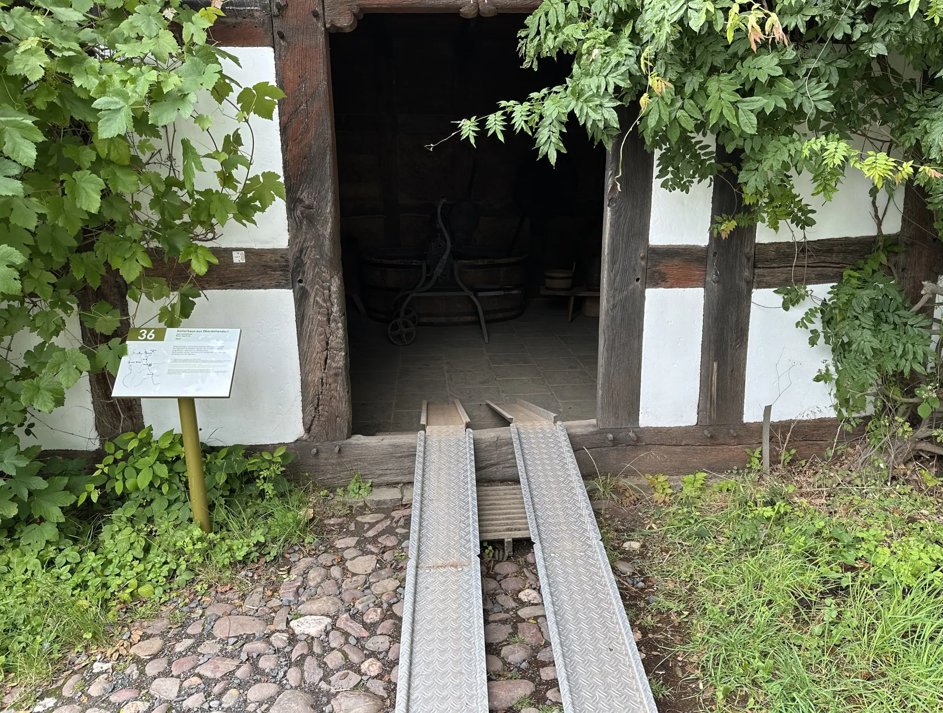 Bodenbelag im Freilichtmuseum