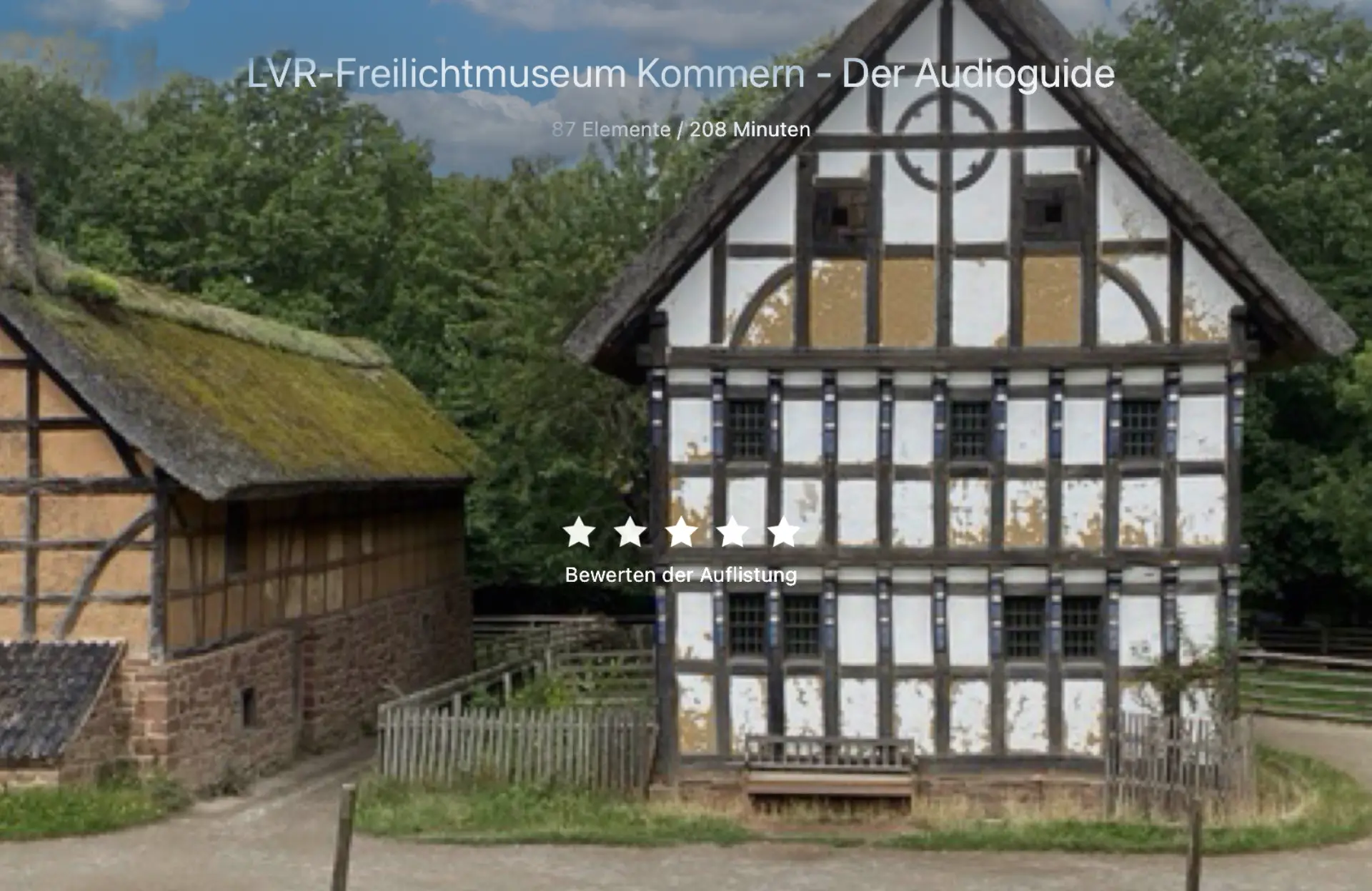 Screenshot des Audioguides