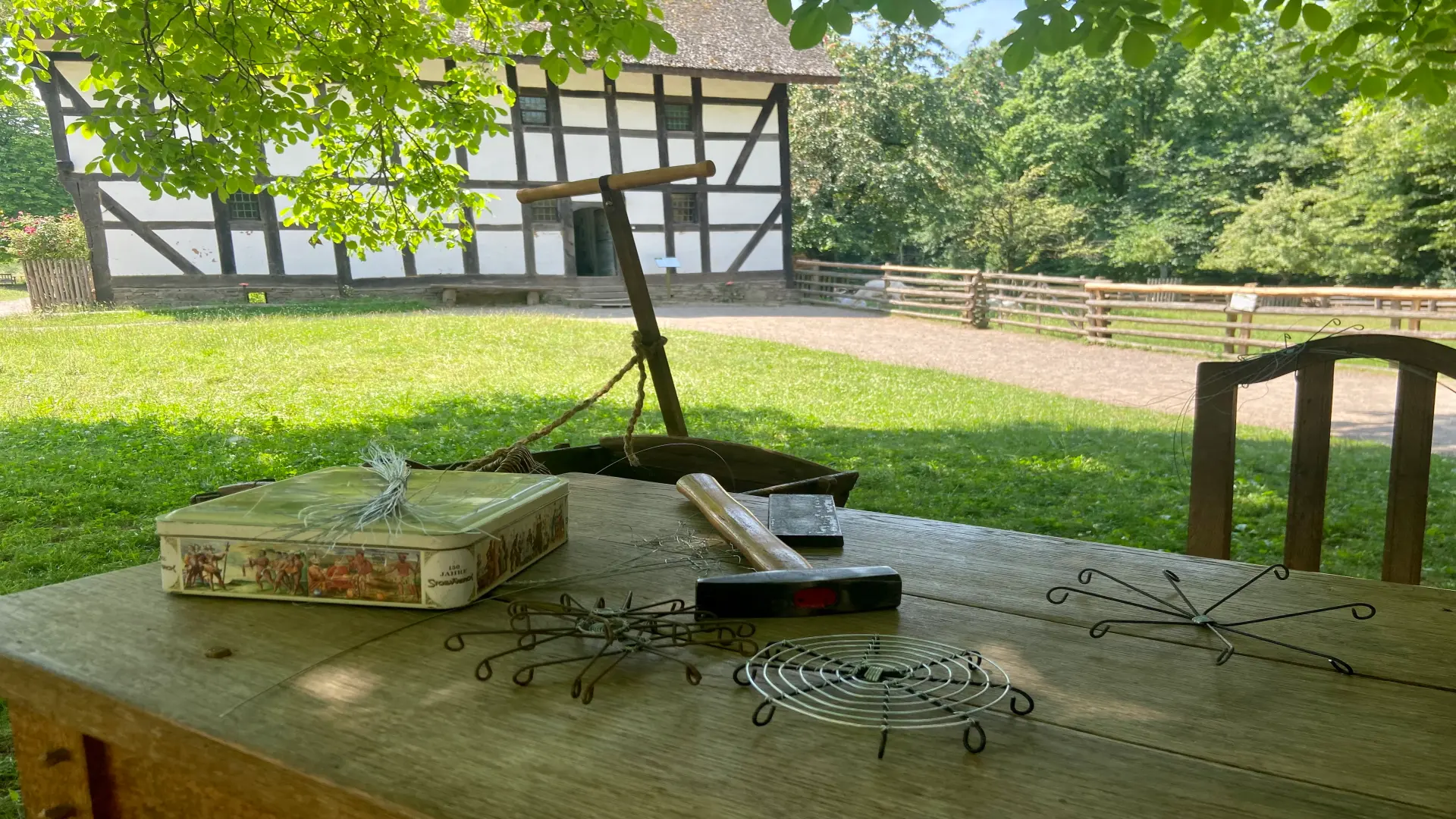 Herstellung von Drahtuntersetzern