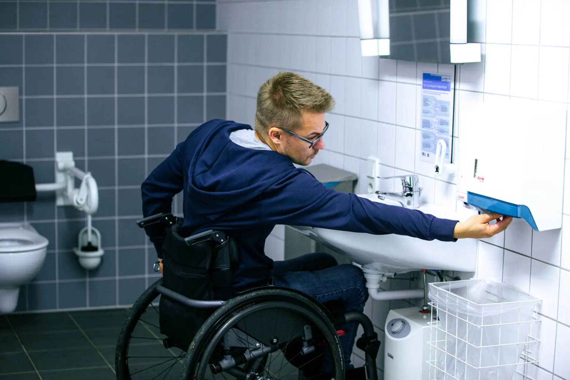 Behindertengerechte Toiletten im Freilichtmuseum Lindlar