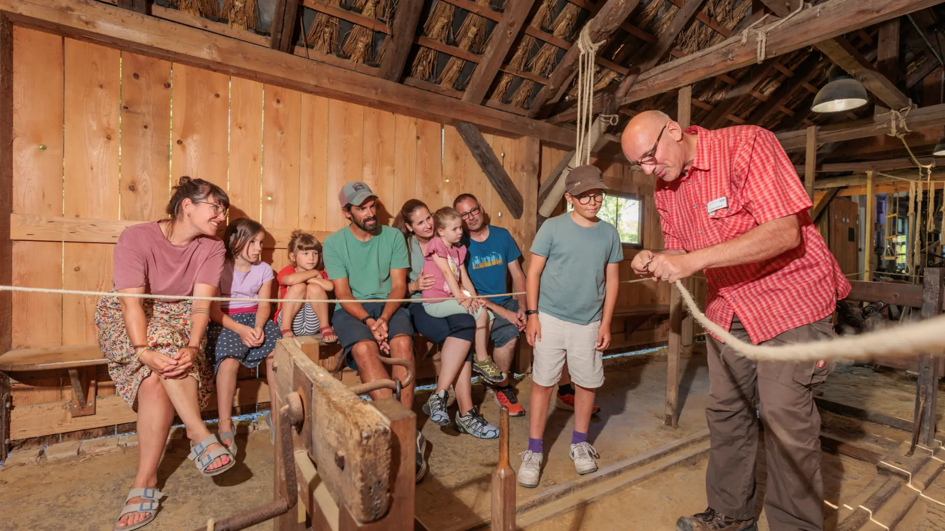 Museumspädagogische Aktion im LVR-Freilichtmuseum Lindlar