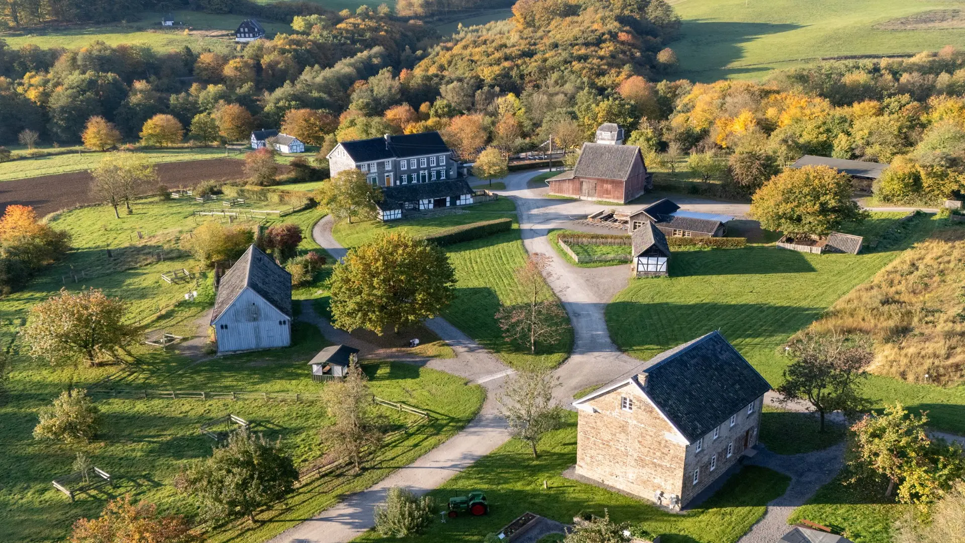 Luftaufnahme Freilichtmuseum Lindlar