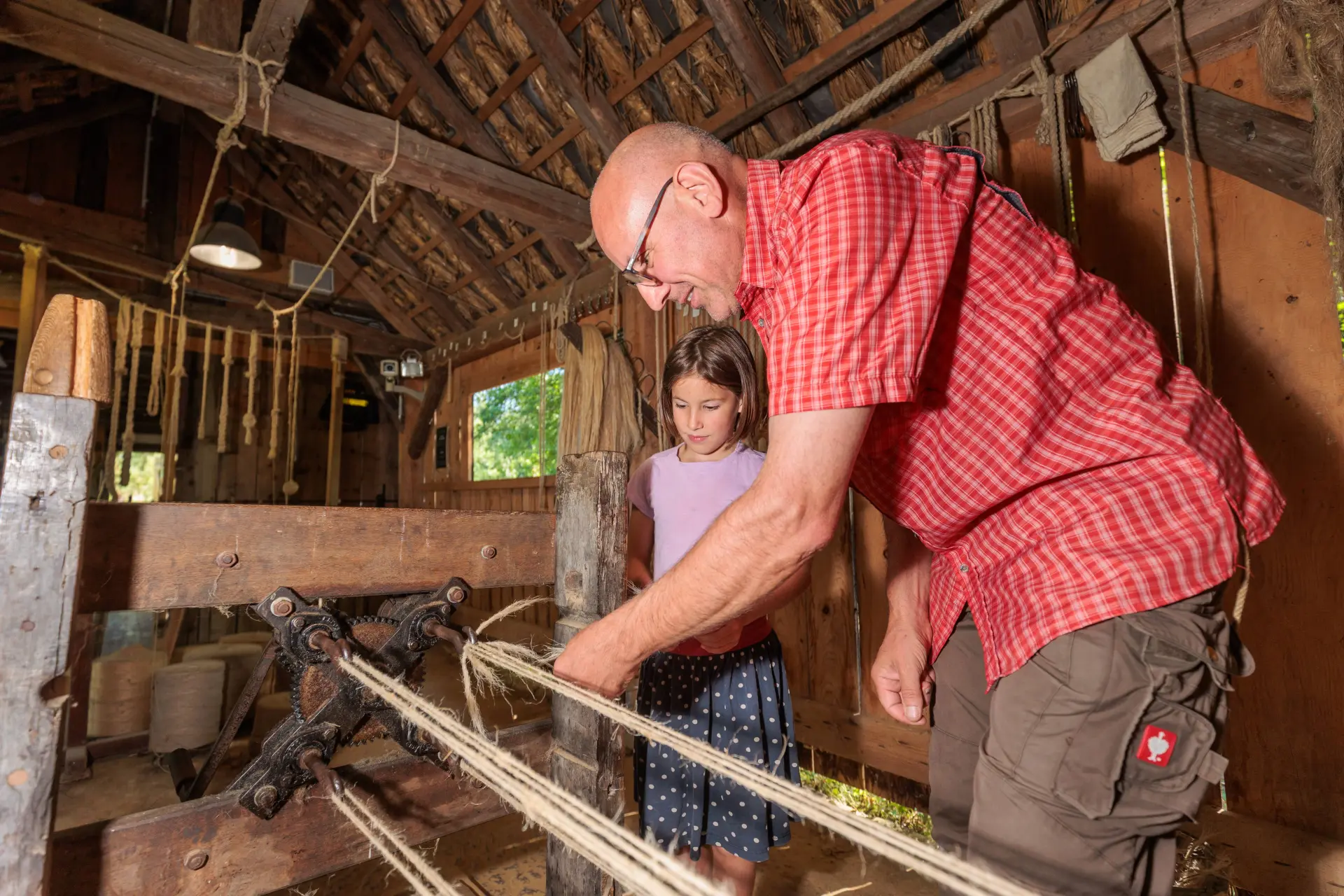 Seilerei im LVR-Freilichtmuseum Lindlar