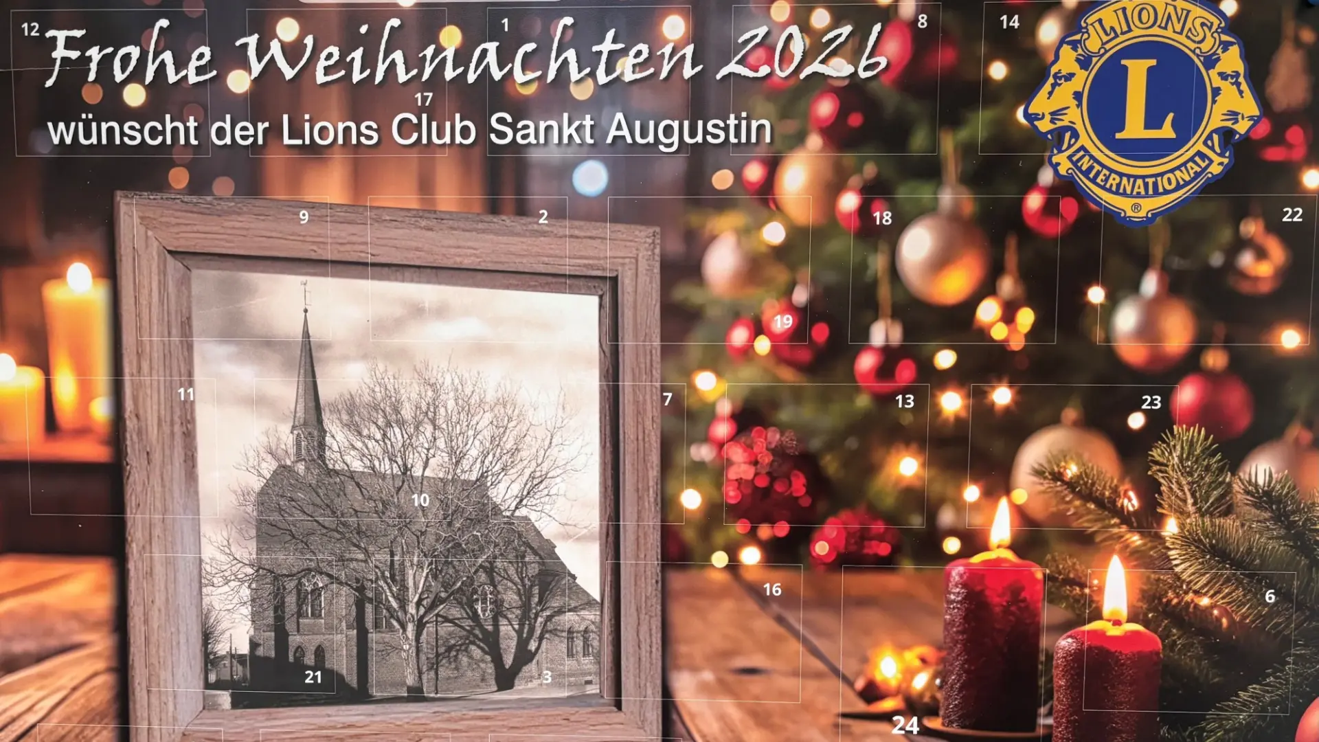 Aufnahme vom Türchen-Adventskalender des Lions Clubs