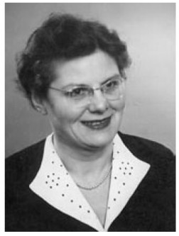 Portr&auml;tfoto von Luise Klesper, sp&auml;ter verh. Paul