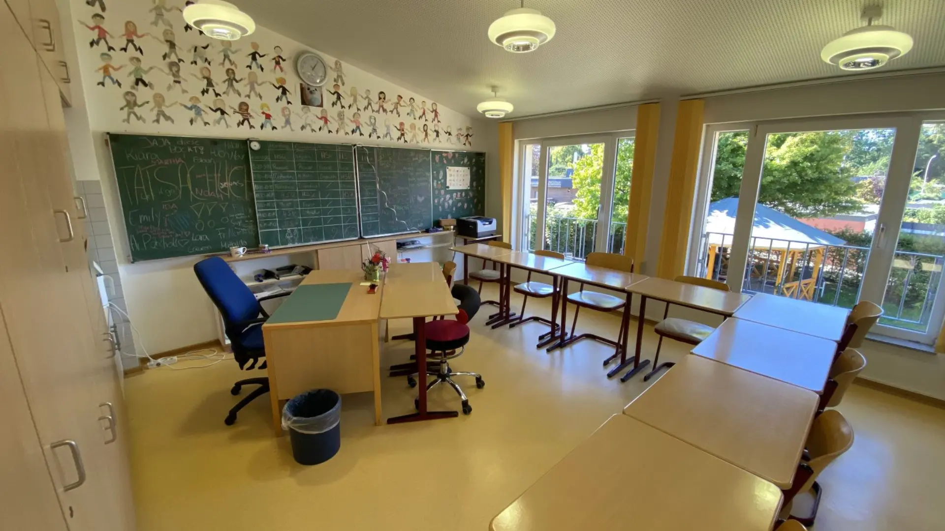 Klassenraum in der Tagesklinik Mönchengladbach