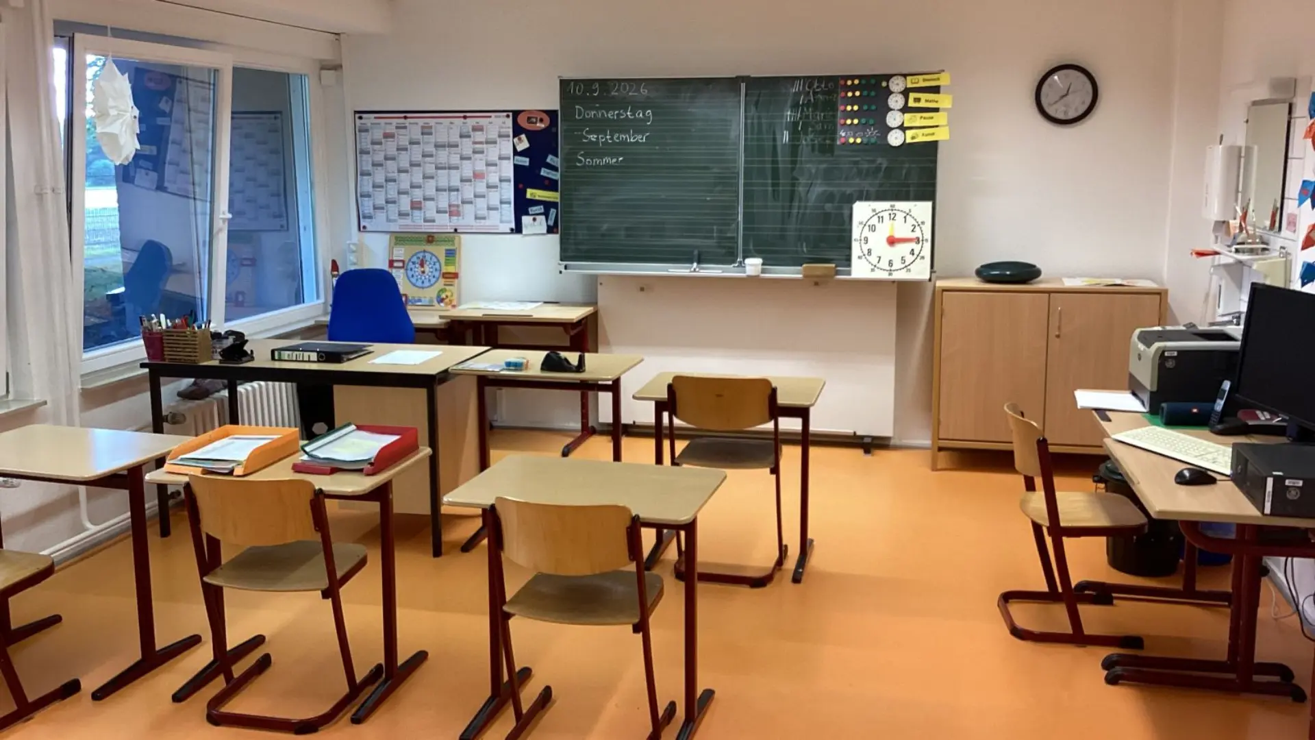 Klassenraum in der Tagesklinik Viersen