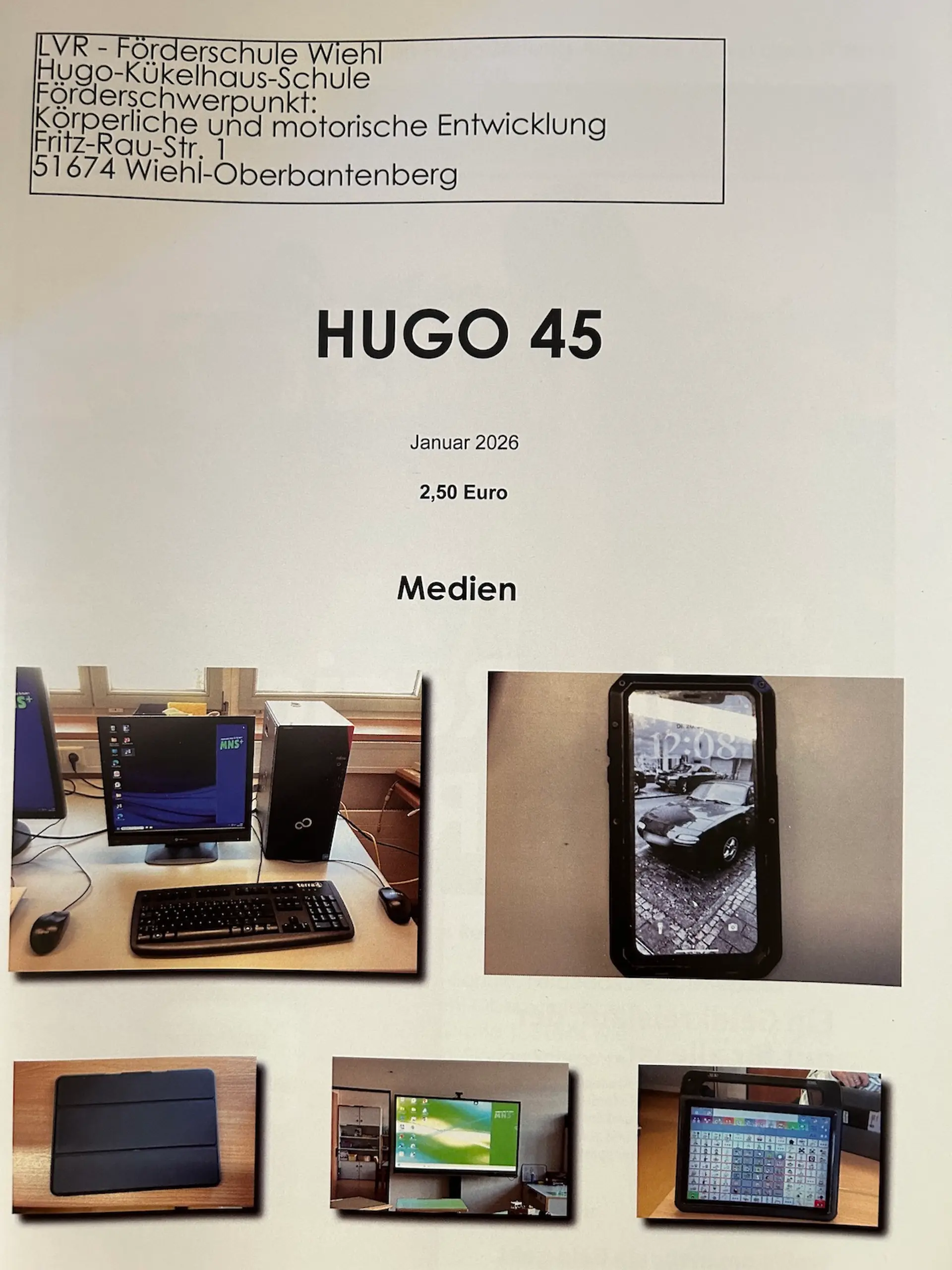 Titelseite der Hugo 45