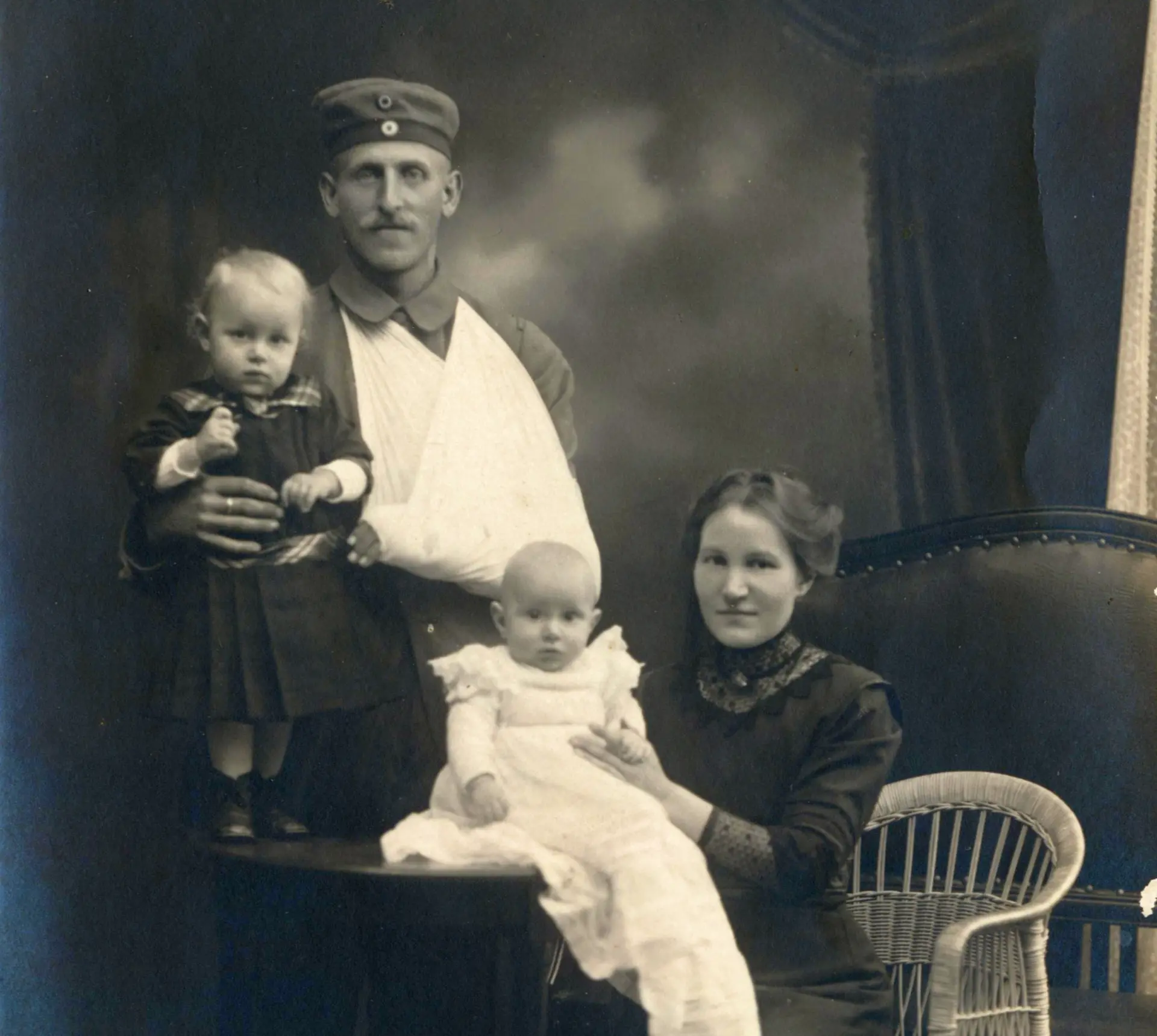 Josef Fuhr mit Familie