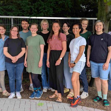 Gruppenfoto des Teams der Gronewaldzwerge