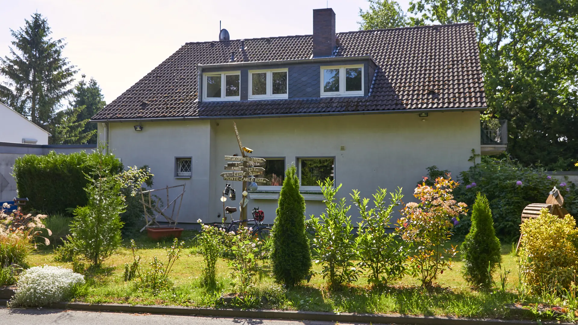 Hausansicht der Wohngruppe
