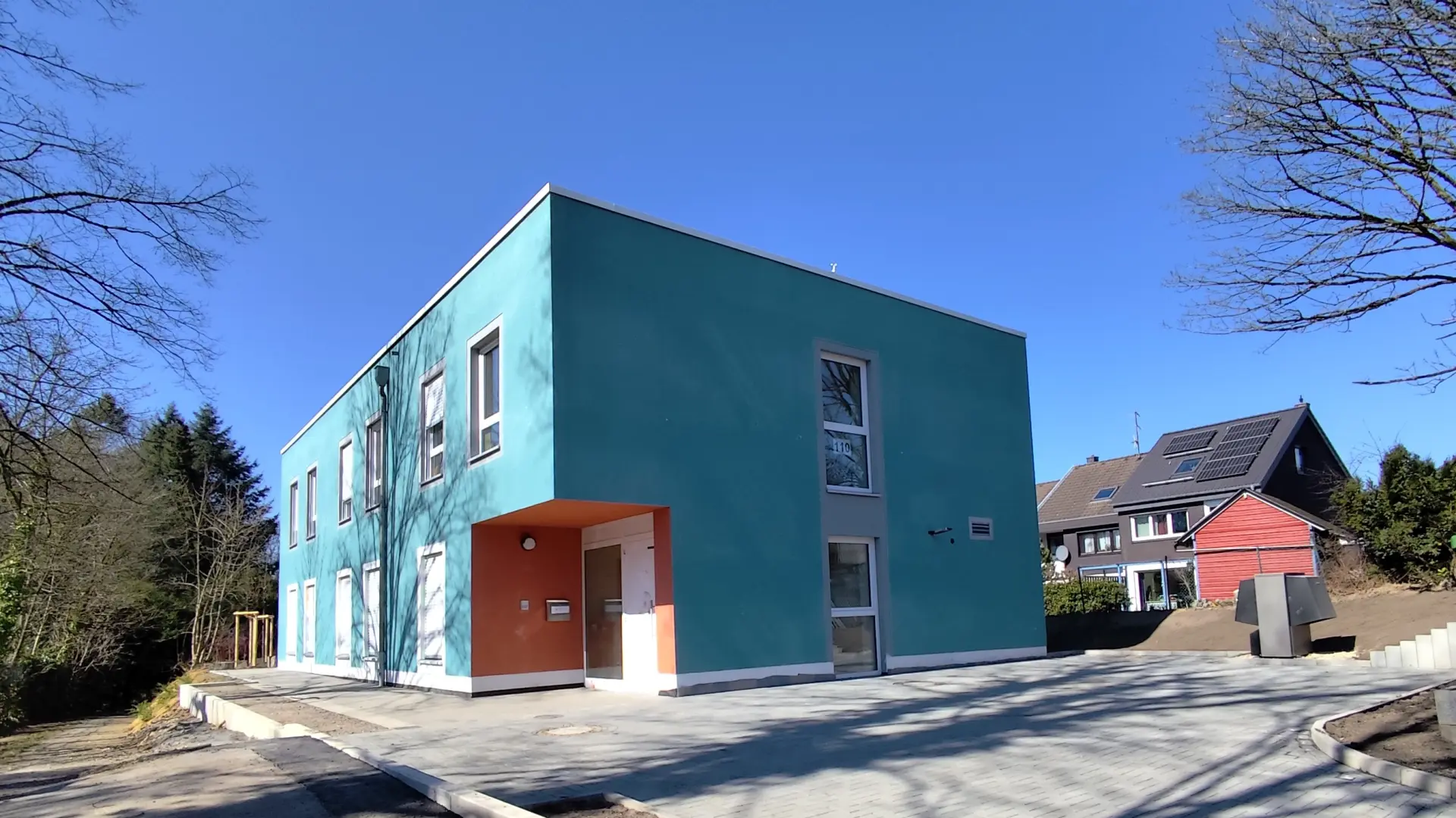 Hausansicht des Wohngruppenhauses