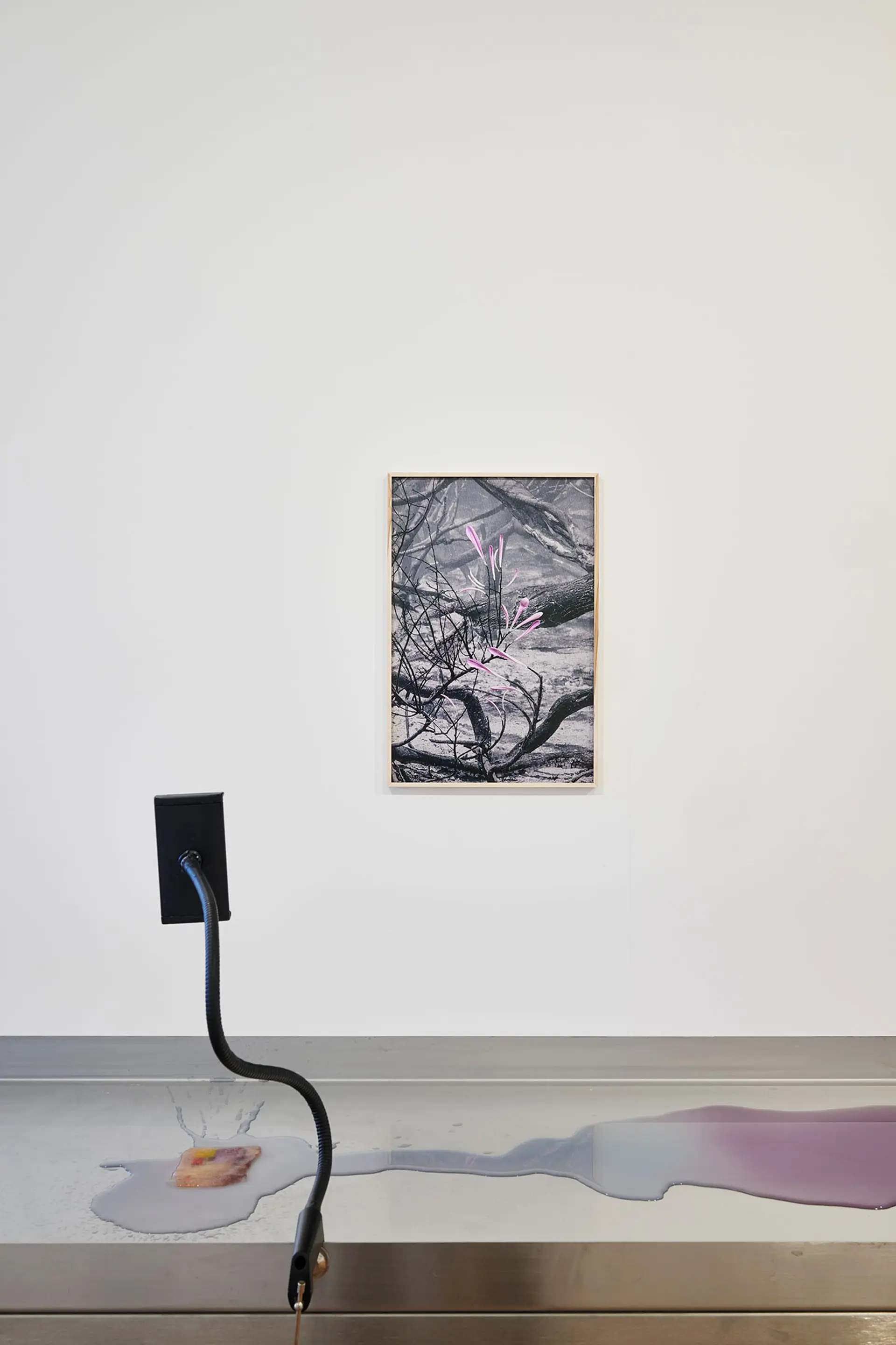 Installationsansicht mit "Speicher" und "Burning Sun III"