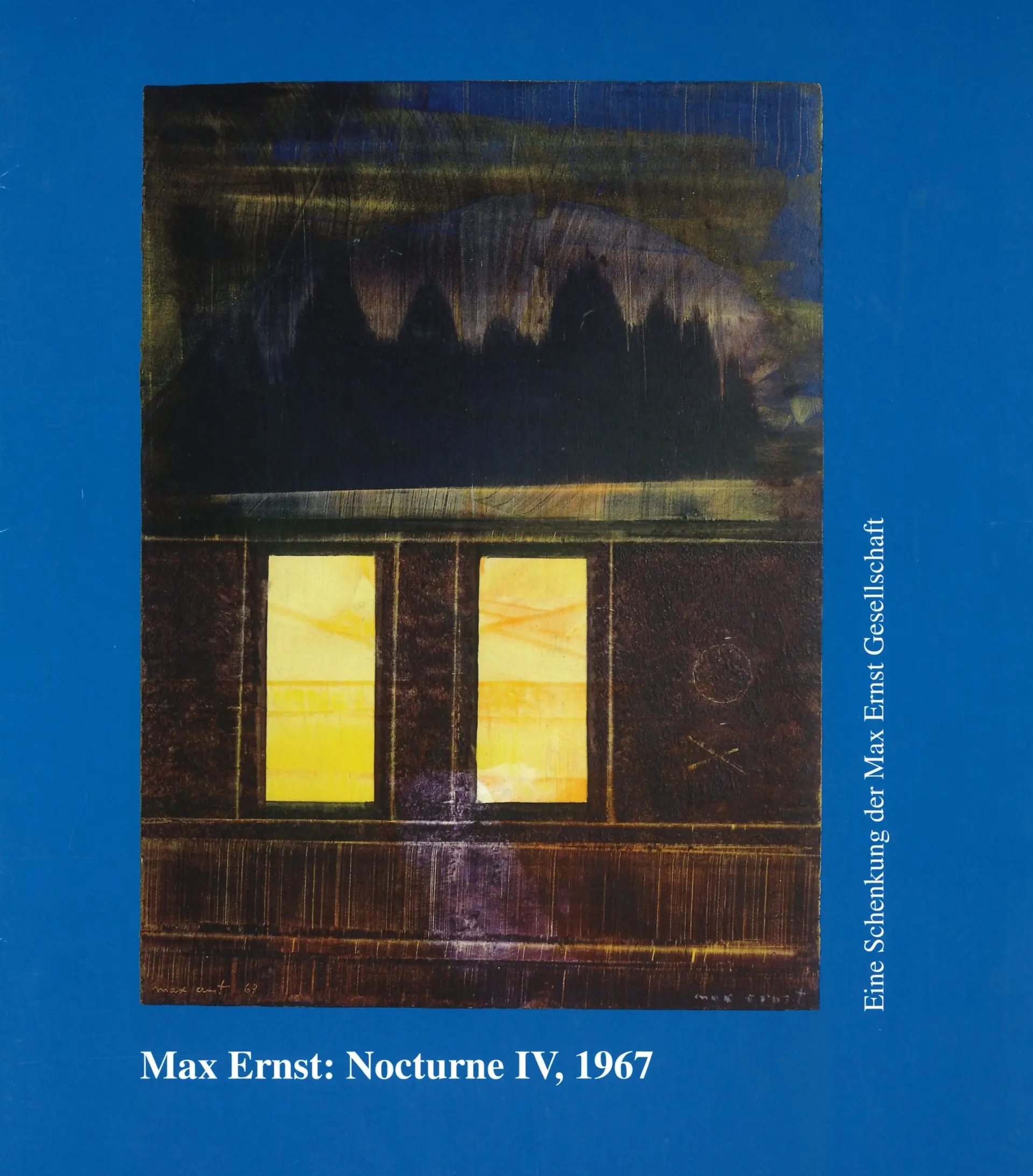 Cover Broschüre "Max Ernst: Nocturne IV, 1967. Eine Schenkung der Max Ernst Gesellschaft"