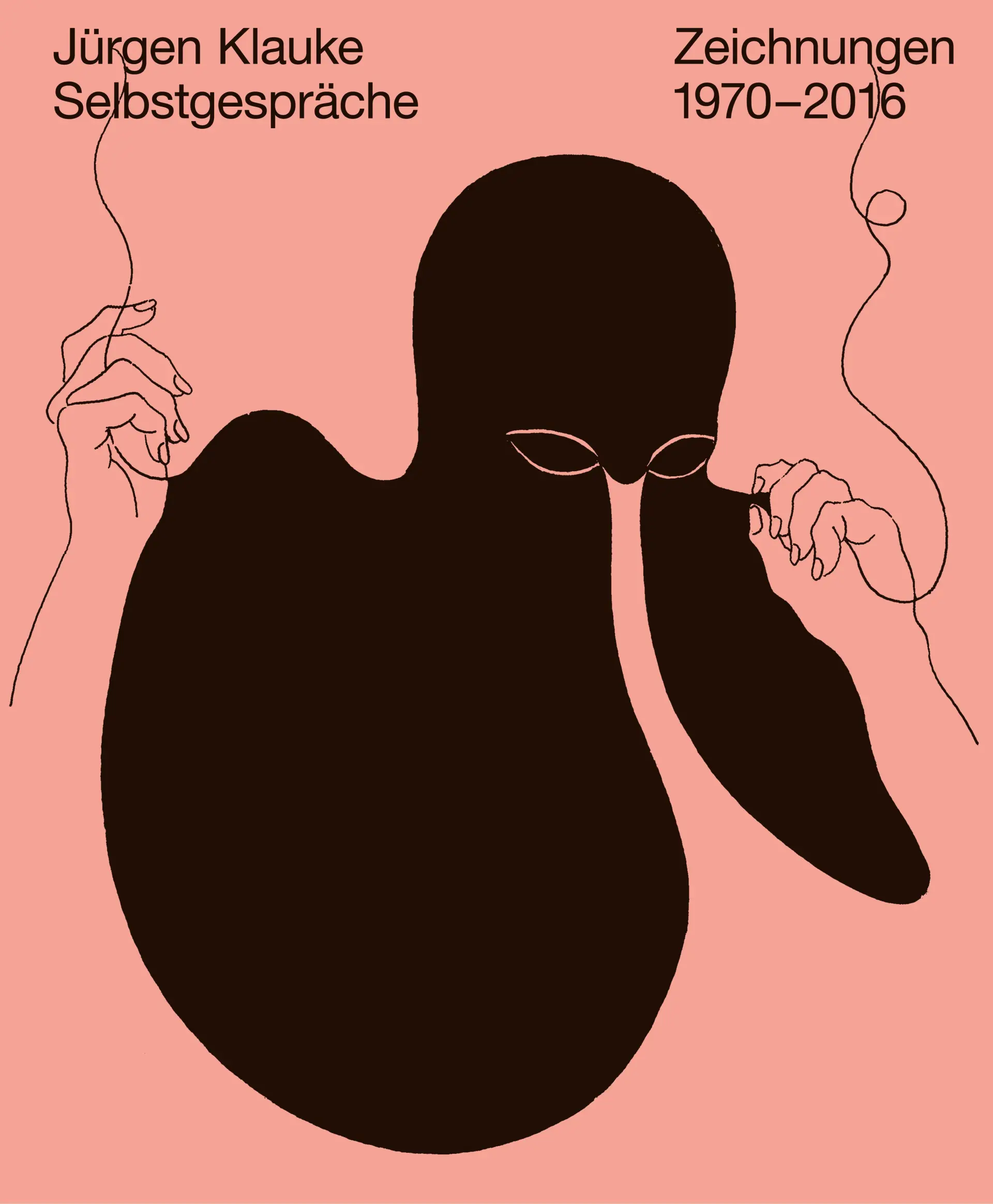 Cover Ausstellungskatalog "Jürgen Klauke – Selbstgespräche. Zeichnungen 1970–2016"