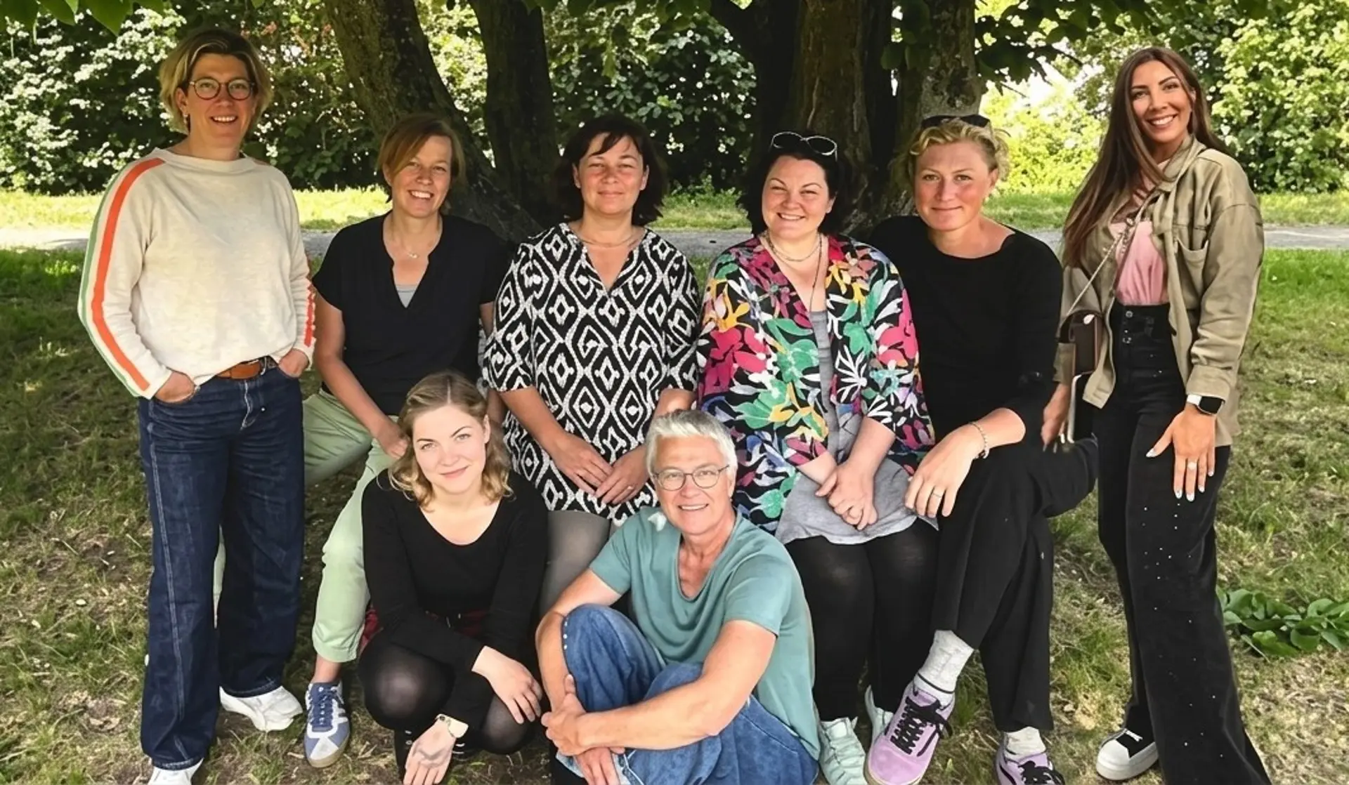 Gruppenbild der acht Mitglieder des Vorstands des Fördervereins