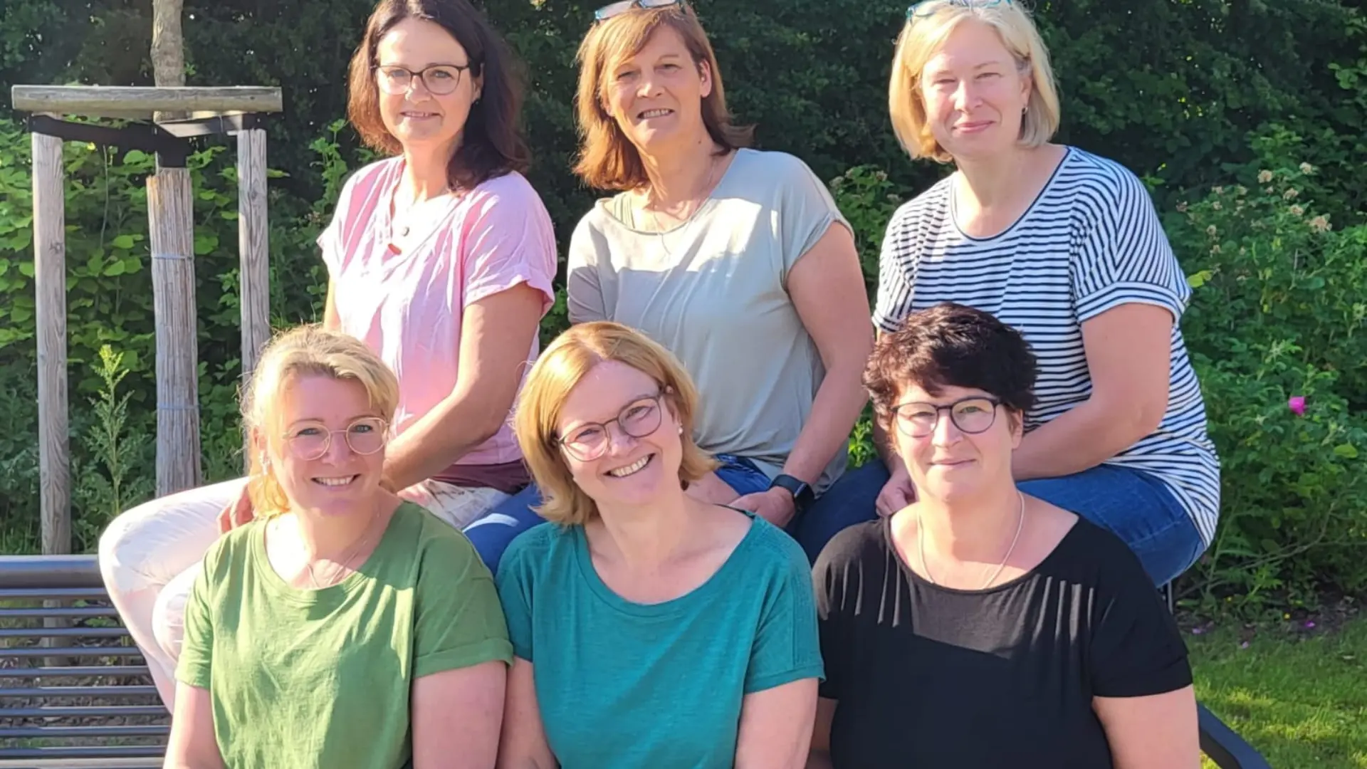 Gruppenfoto der 6 Kolleginnen des Pflegeteams
