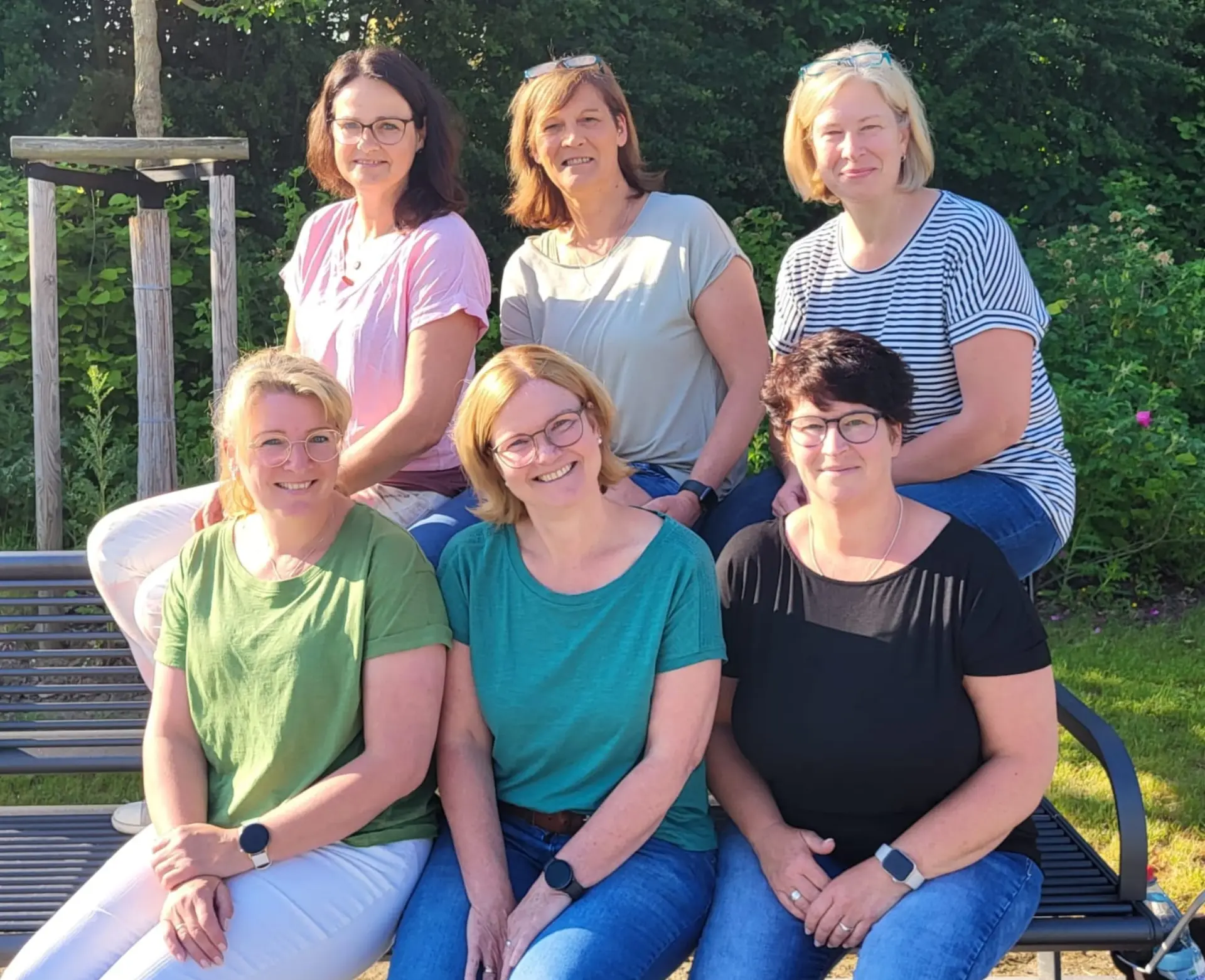 Gruppenfoto der 6 Kolleginnen des Pflegeteams