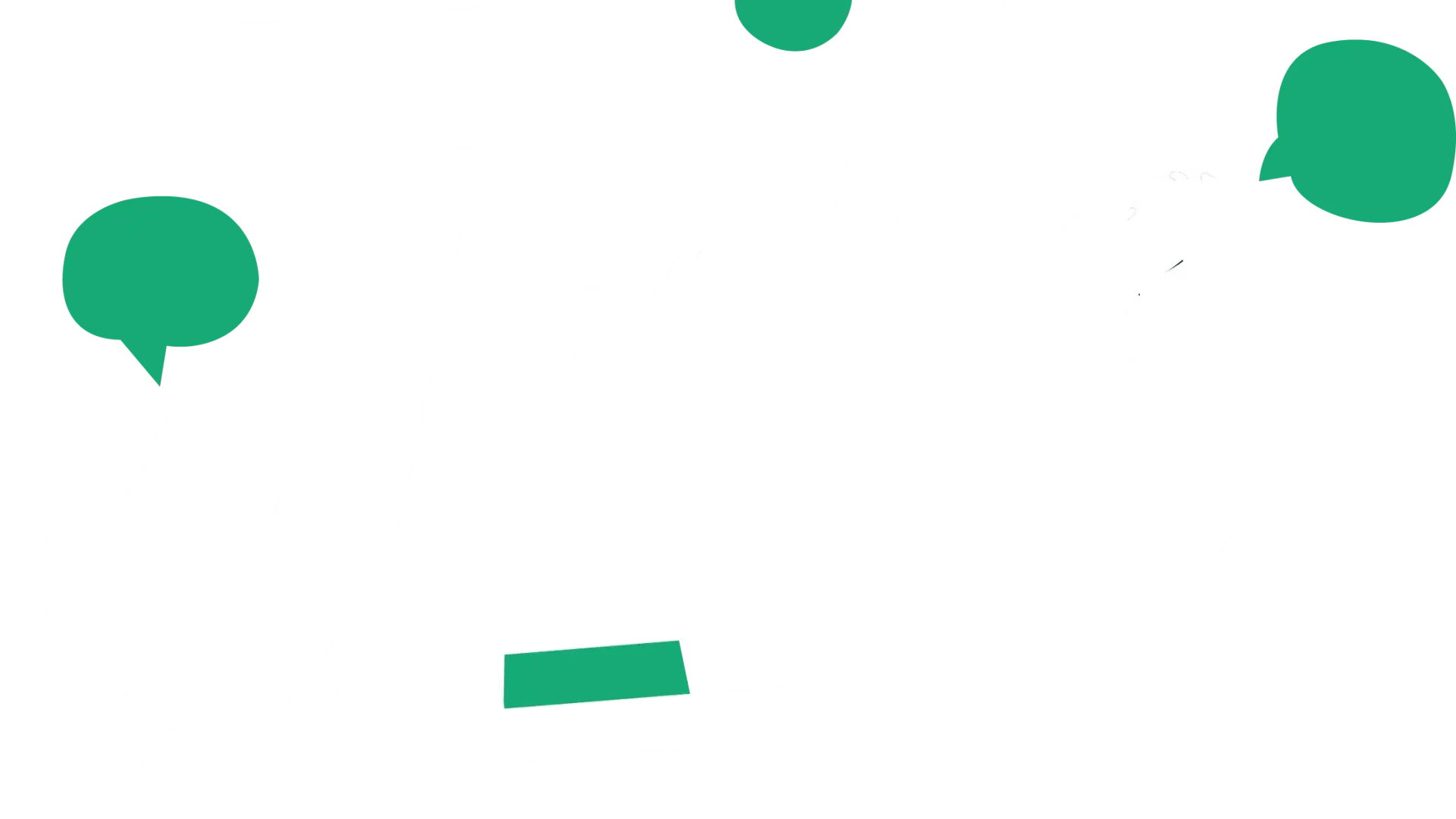 Illustration einer Person vor einem großen Blatt Papier, das einen Graphen und Balken zeigt. Darüber ist ein Ladebalken abgebildet.