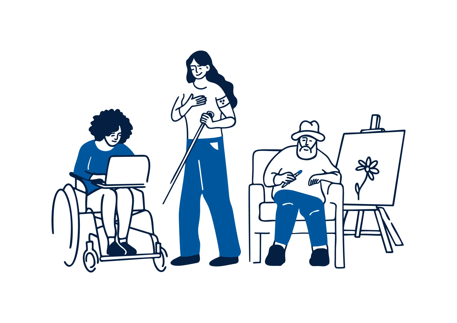Illustration zu Leben und Arbeiten