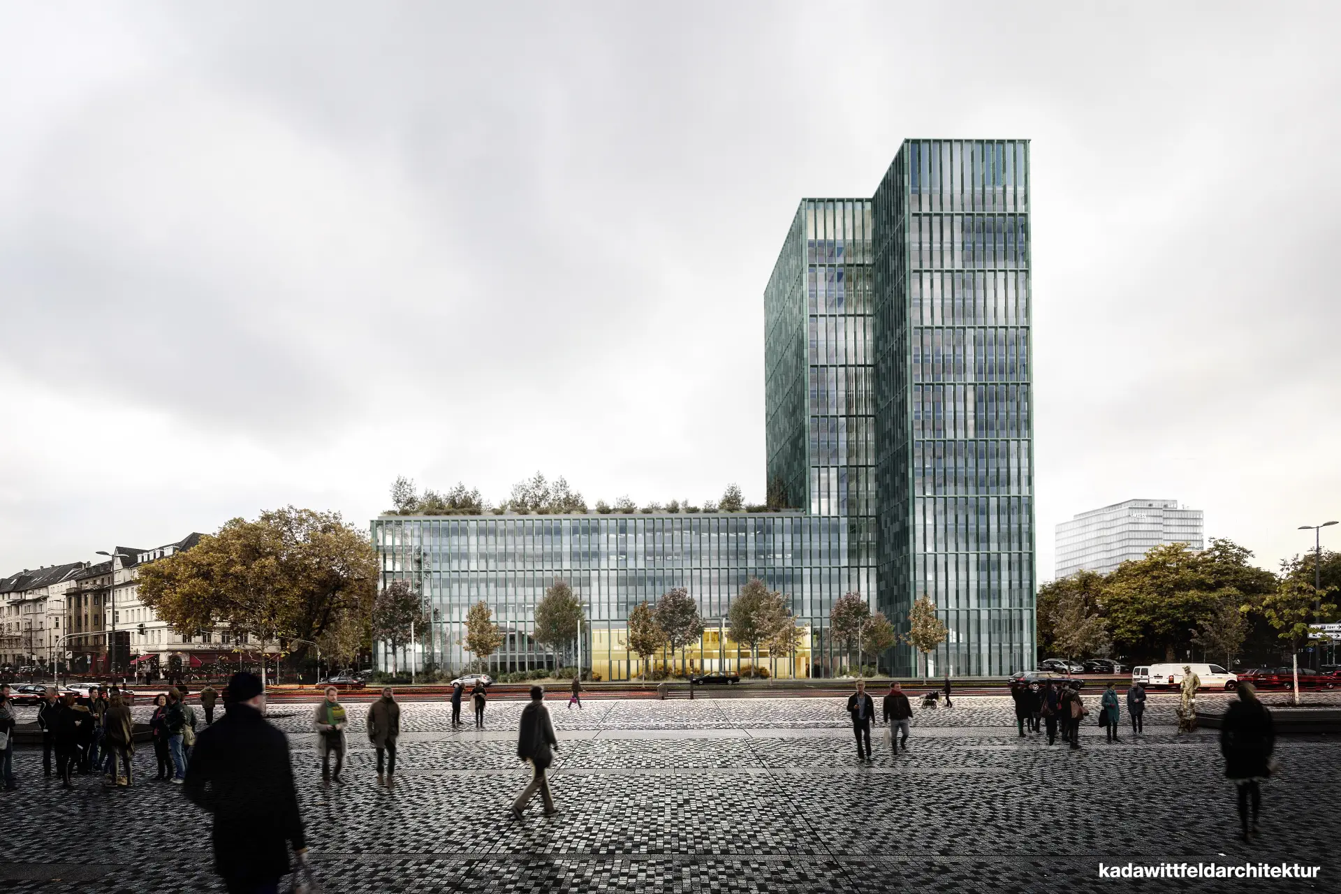 Visualisierung Neubau LVR-Haus Ottoplatz