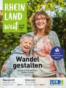 Auf dem Bild ist die Titelseite des LVR-Magazins zu sehen. Es heißt RHEINLANDweit.