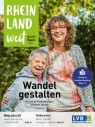 Auf dem Bild ist die Titelseite des LVR-Magazins zu sehen. Es heißt RHEINLANDweit.