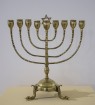 Chanukka-Leuchter, um 1900 Judaica-Sammlung Wolfgang Krebs. Foto: Jürgen Berner