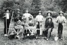 Gärtner der Familie Engels, zuständig für Parkanlagen und Nutzgarten der Fabrikantenfamilie in Engelskirchen, 1893  © Archiv Ermen & Engels 