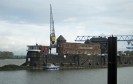 Blick auf den Krefelder Hafen