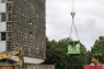 Fassade wird abgetragen