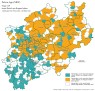 Man sieht eine Karte von Nordrhein-Westfahlen aus der Palava-App.