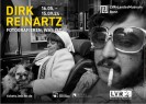 Plakatmotiv zur Ausstellung: schwarz-weiss, Mann mit Sonnenbrille und Zigarette im Portrait