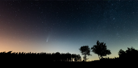 Die Eifel bei Nacht; Foto: © Naturpark Rheinland