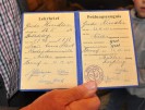 Lehrbrief und Pr&uuml;fungszeugnis von 1951. Das Wissen &uuml;ber historische M&uuml;hlen und das traditionelle M&uuml;ller-Handwerk soll erhalten bleiben (&copy; Julia K&ouml;nig / LVR, 2015)