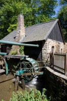 Wasserrad in Betrieb am Oelchenshammer, LVR-Industriemuseum Engelkirchen (Stefan Arendt/LVR, 2011)