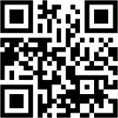 Das Bild zeigt einen QR-Code, eine quadratische Matrix aus schwarzen und weißen Punkten