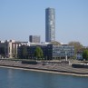 Foto des Landeshauses und des LVR-Turms von der Innenstadt aus gesehen