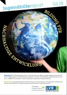 Titelblatt mit Weltkugel, die auf einer Hand getragen wird