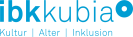 Typographisches Logo von kubia mit folgender Textfinfo: ibkkubia. Kultur. Alter. Inklusion.