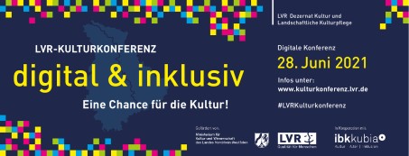 Textgrafik: LVR-Kulturkonferenz. Kulturland Rhenland. Wohin geht die Reise?