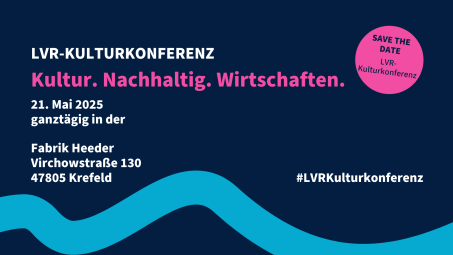 Grafik mit Informationen zur LVR-Kulturkonferenz 2025