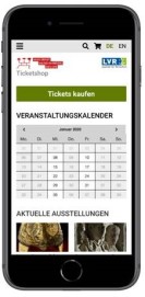 Grafik: ein Smartphone mit aktivem Bildsschirm, der einen Online-Shop zeigt.